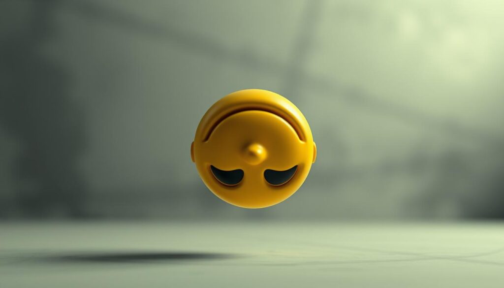 upside down smiley face meaning