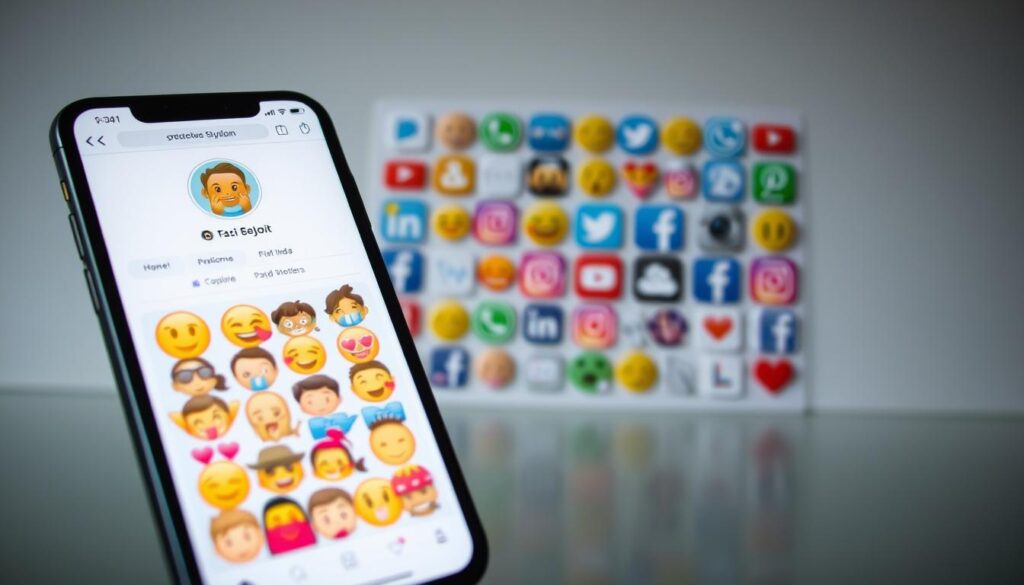 Using Emojis in Social Media Profiles