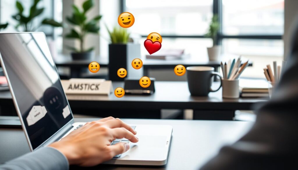 email etiquette with emojis