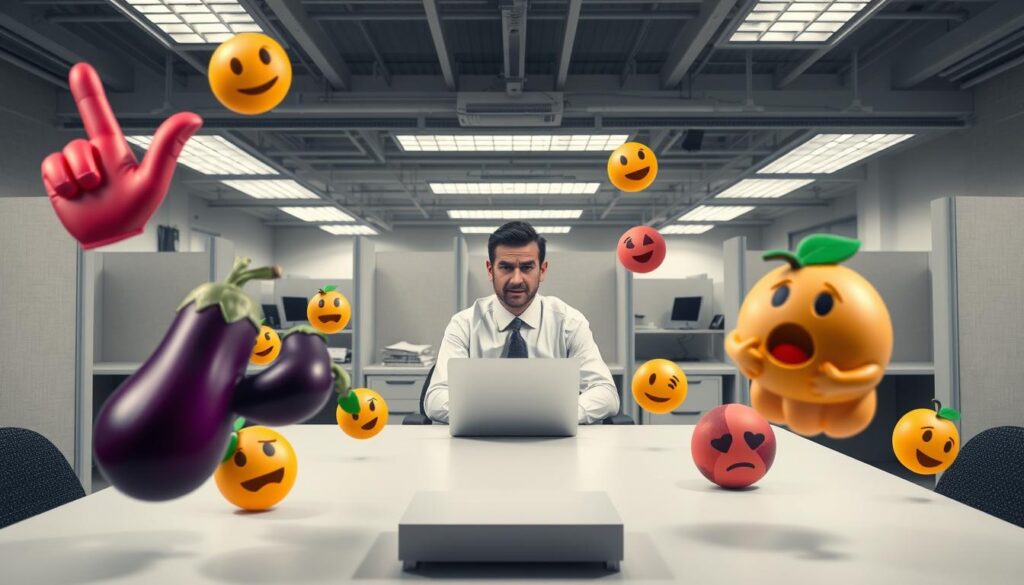 emojis you should never use at work