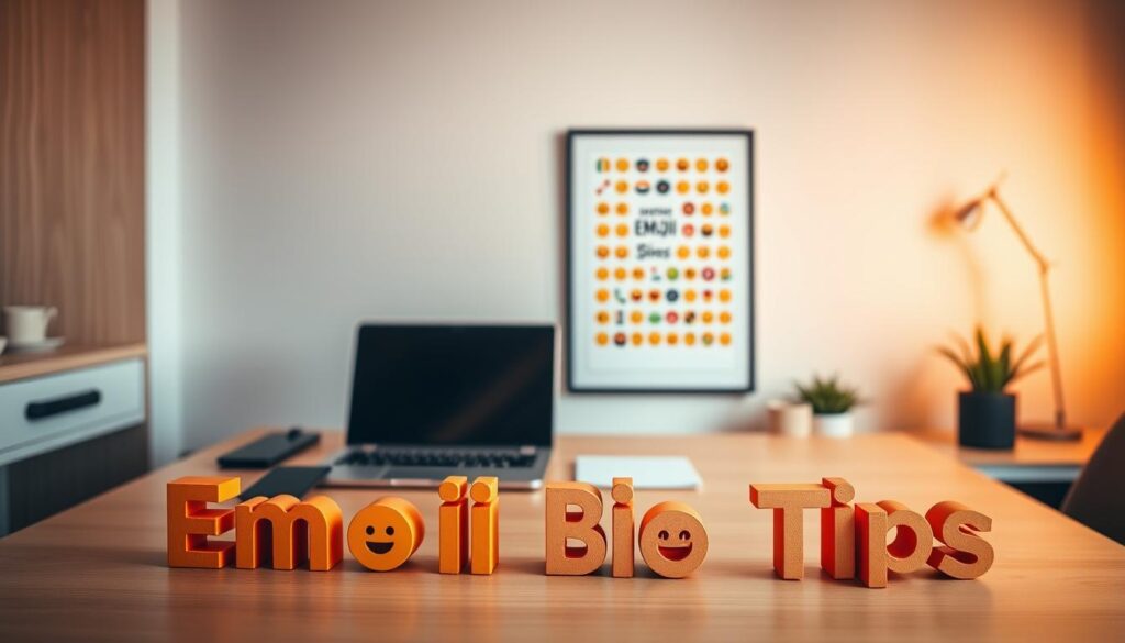 how to create an emoji bio for your profile