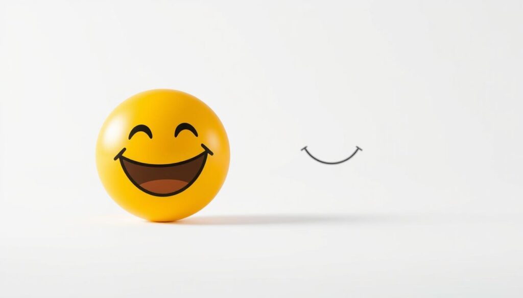 "😊 vs 🙂" (Smiling Face vs. Slightly Smiling Face)